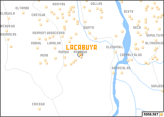 map of La Cabuya