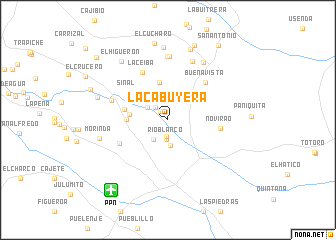 map of La Cabuyera