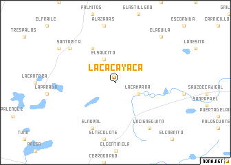 map of La Cacayaca