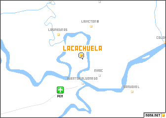 map of La Cachuela