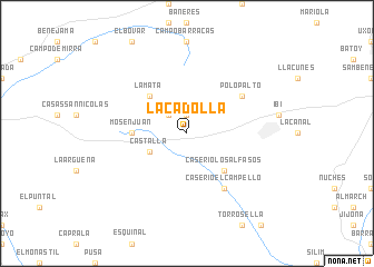 map of La Cadolla