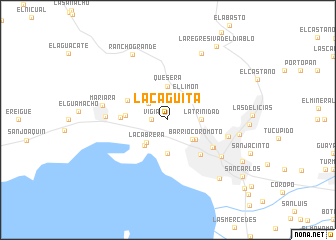 map of La Cagüita