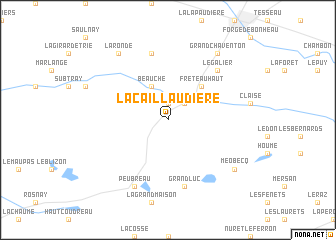 map of La Caillaudière