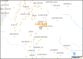 map of La Caja