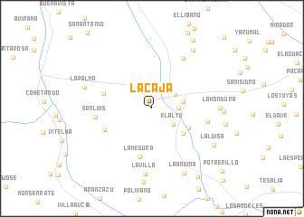 map of La Caja