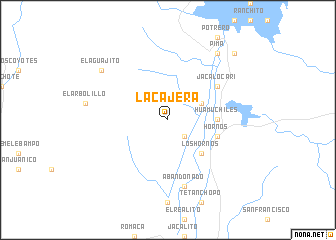 map of La Cajera