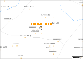 map of La Cajetilla