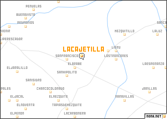 map of La Cajetilla