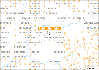 map of La Calabaza