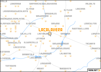 map of La Calavera