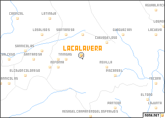 map of La Calavera