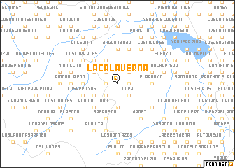 map of La Calaverna