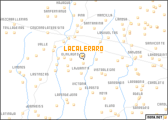 map of La Caleraro