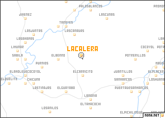 map of La Calera