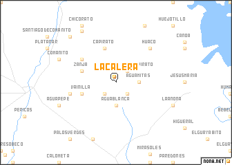 map of La Calera