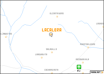 map of La Calera