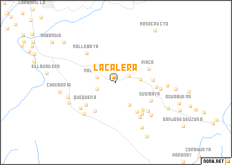 map of La Calera