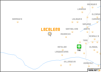 map of La Calera