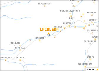 map of La Calera