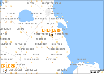 map of La Calera