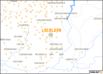 map of La Calera