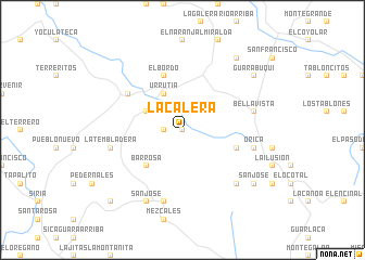 map of La Calera