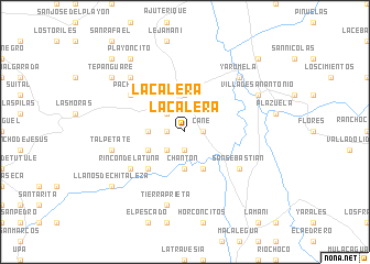 map of La Calera