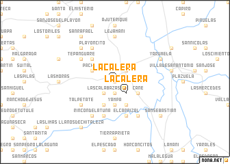 map of La Calera