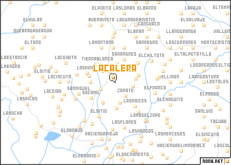 map of La Calera