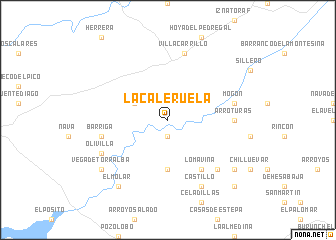 map of La Caleruela