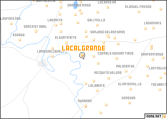 map of La Cal Grande