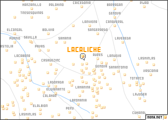 map of La Calíche