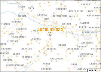 map of La Calichoza