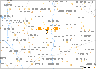 map of La California