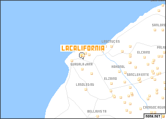 map of La California