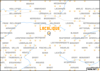 map of La Calique