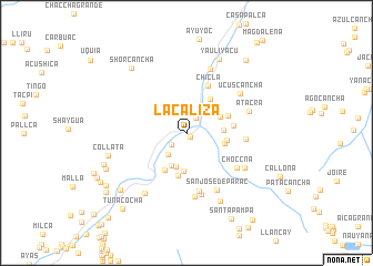 map of La Caliza