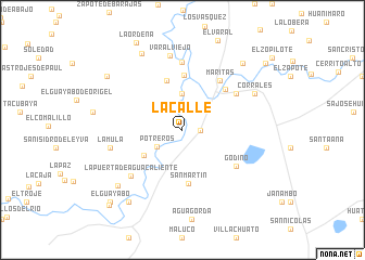 map of La Calle