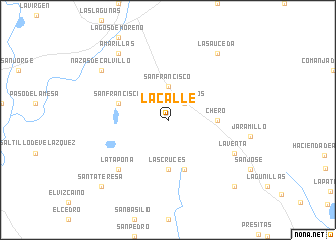 map of La Calle