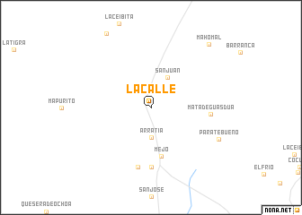 map of La Calle