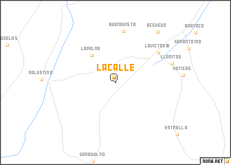 map of La Calle