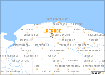 map of La Cambe