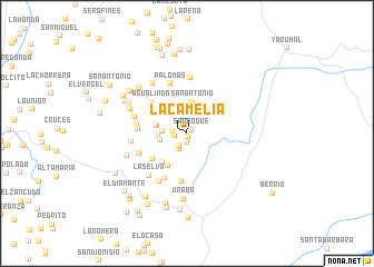 map of La Camelia