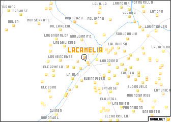 map of La Camelia