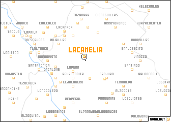 map of La Camelia