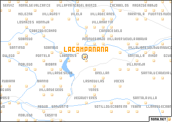 map of La Campañana