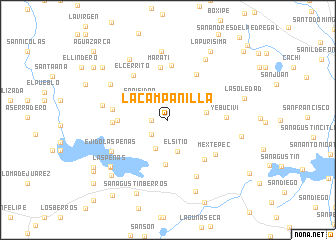 map of La Campanilla