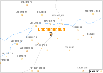 map of La Cañabrava