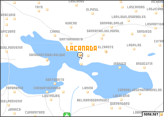 map of La Cañada