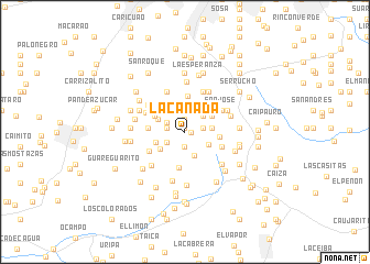 map of La Cañada